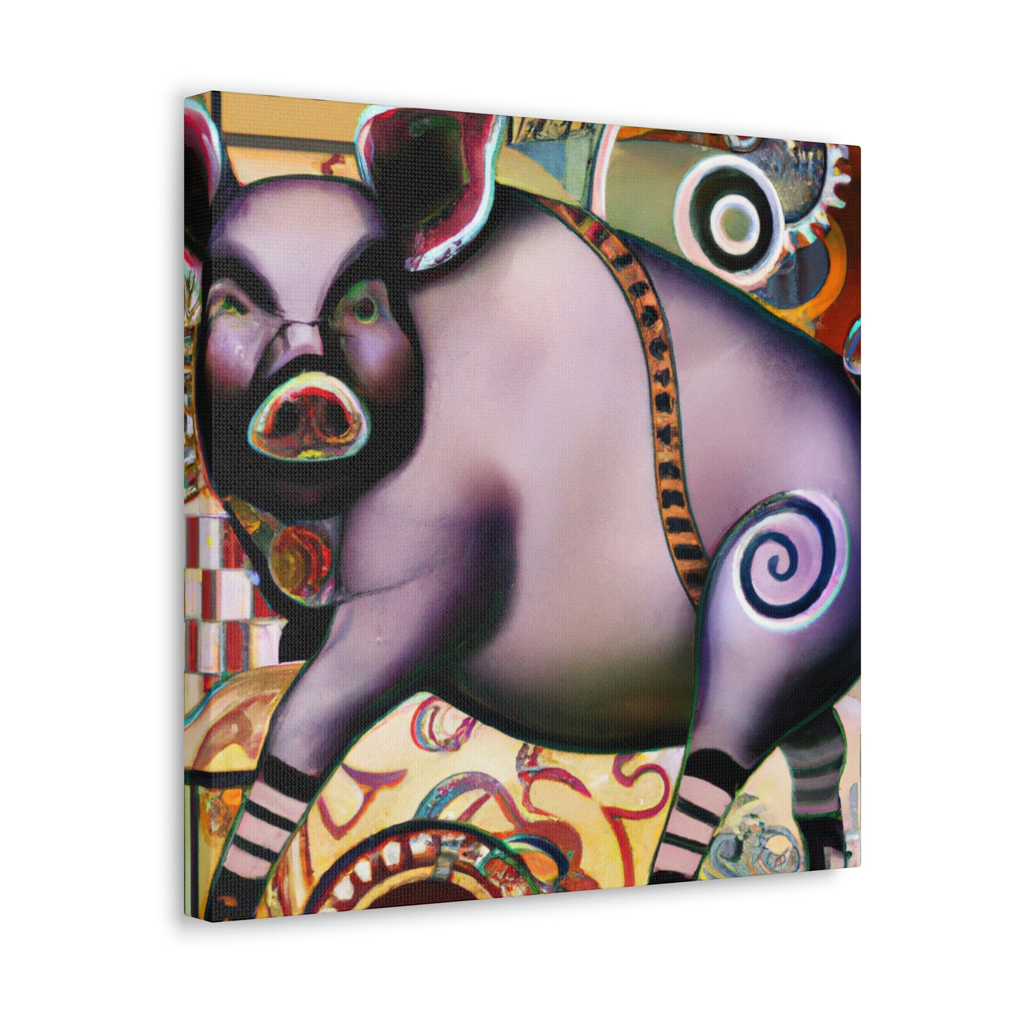 Pig of Affluence. - Canvas