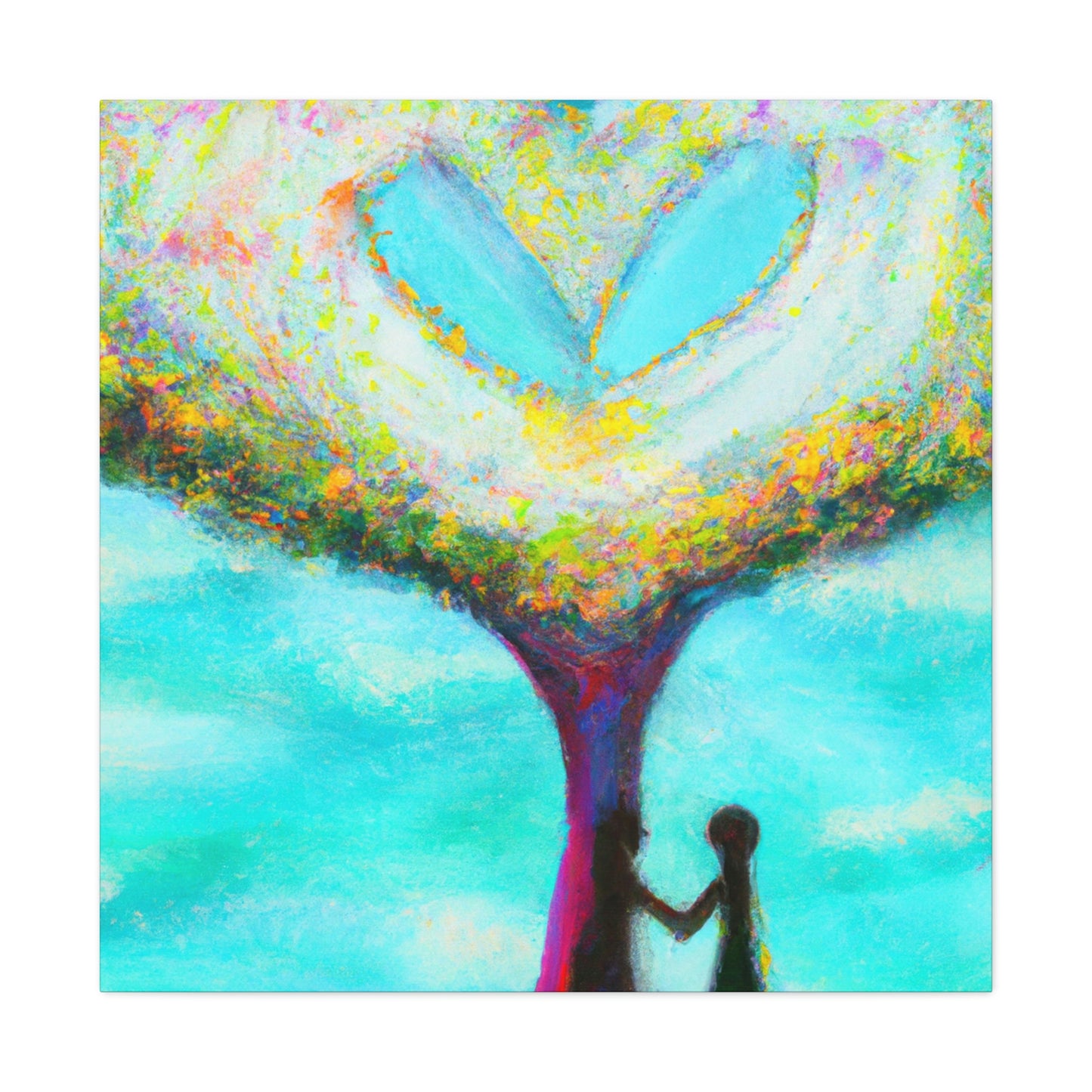 "Love Tree Abstracted" - Canvas