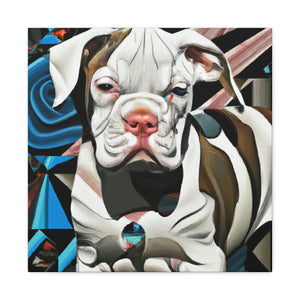 American Bulldog Dreamscape - Canvas