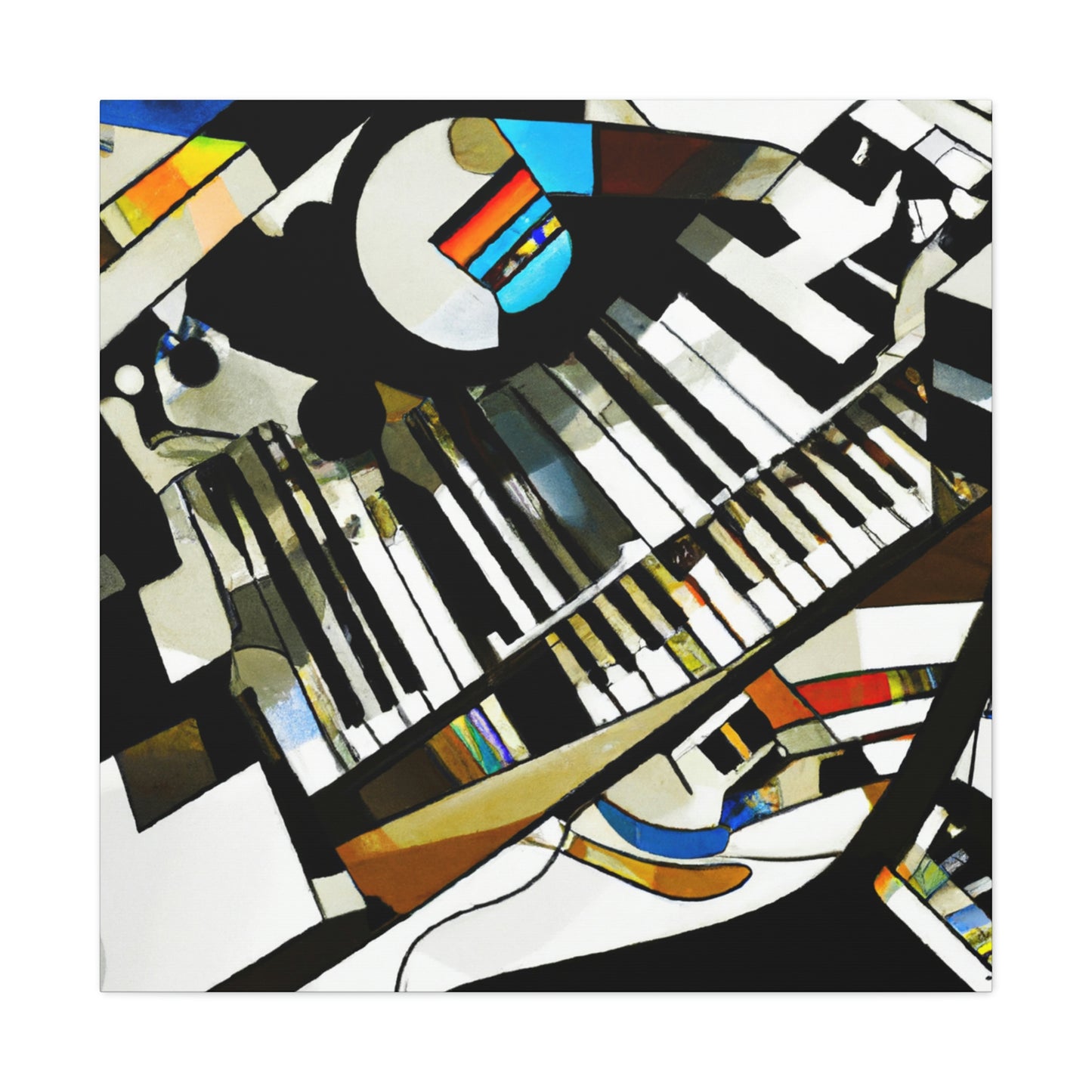 "Piano Sonata in Blue" - Canvas