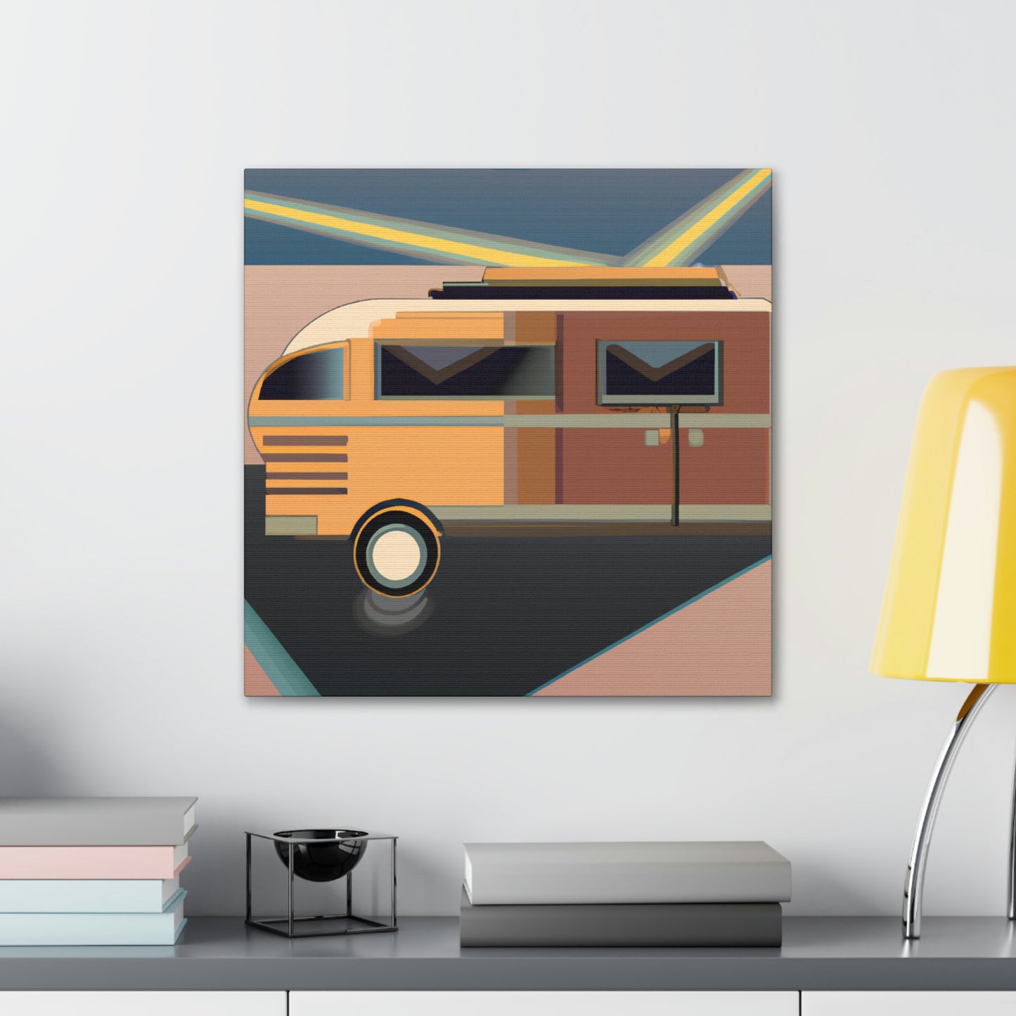 "Camper Van Jubilee" - Canvas