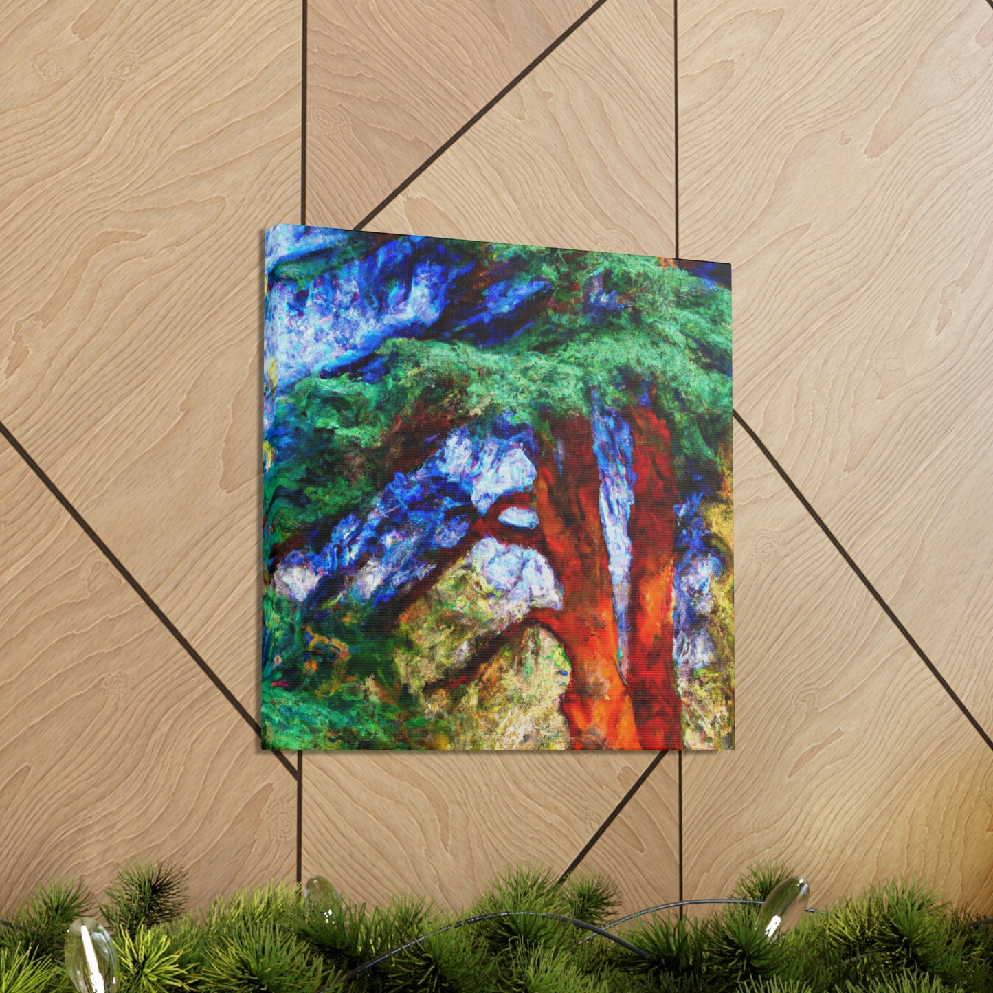 Cedar Tree Fauvism - Canvas