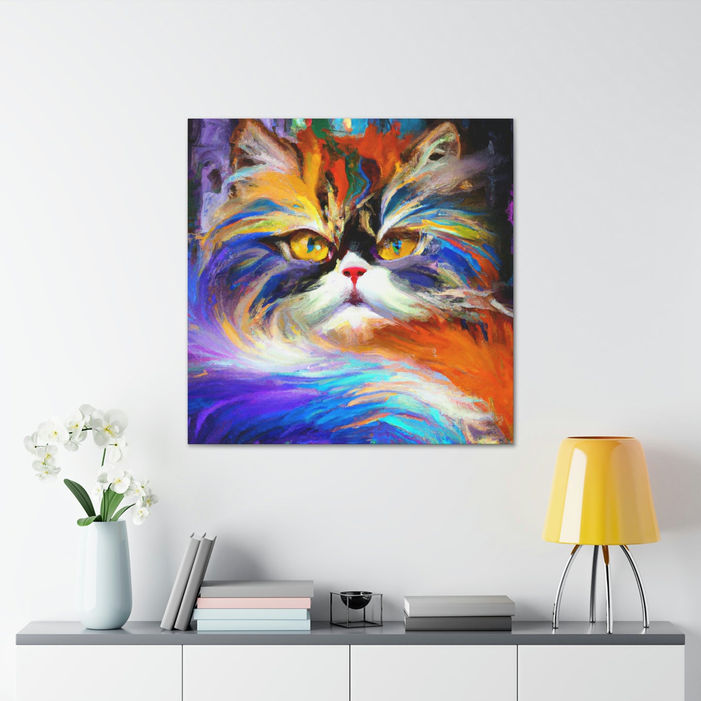 Persian Colorfulness Ablaze - Canvas