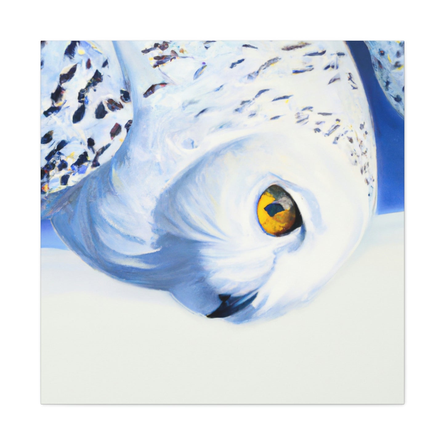 Snowy Owl Splendor - Canvas