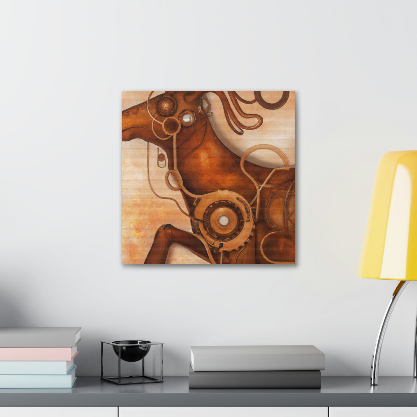 Elk in Steampunk Times - Canvas