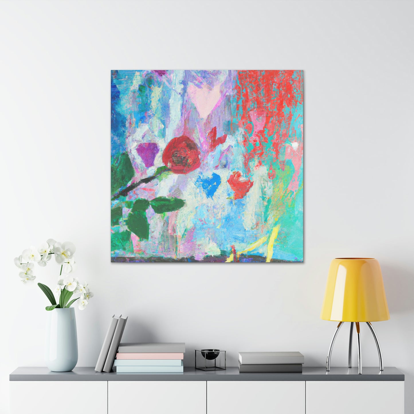 "Love Bouquet Abloom" - Canvas