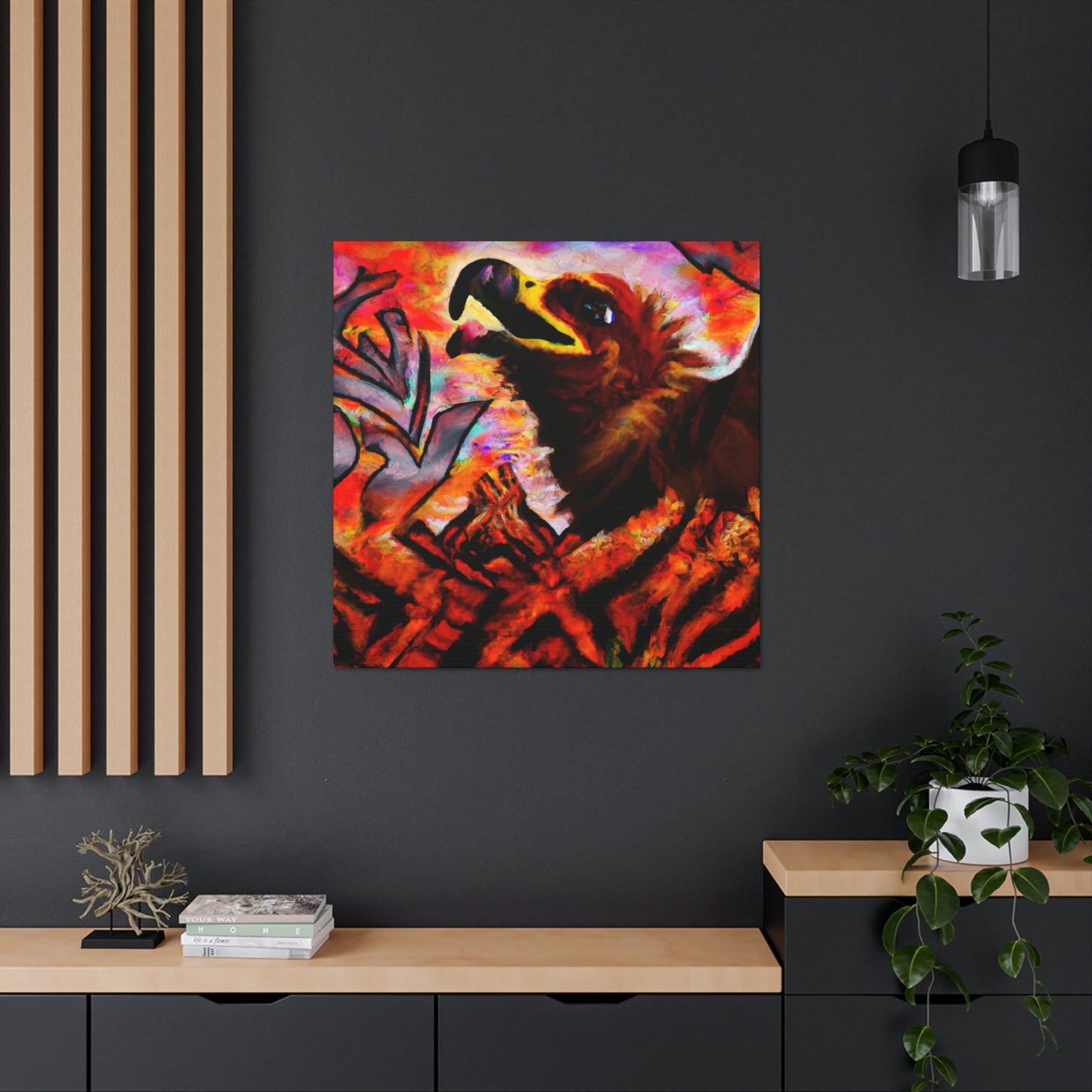 "Vultures Overhead View" - Canvas