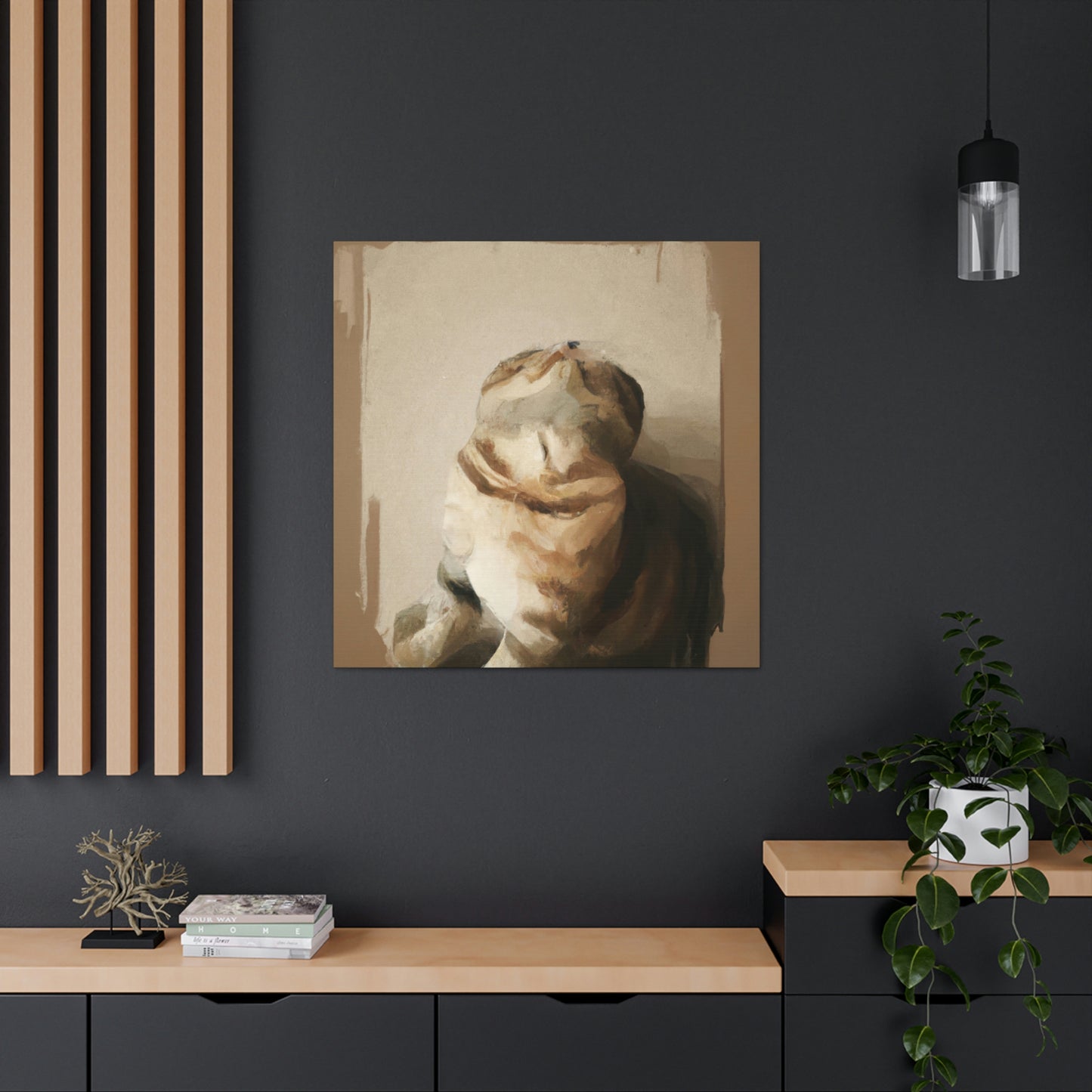 Feline Minimalism Joy - Canvas