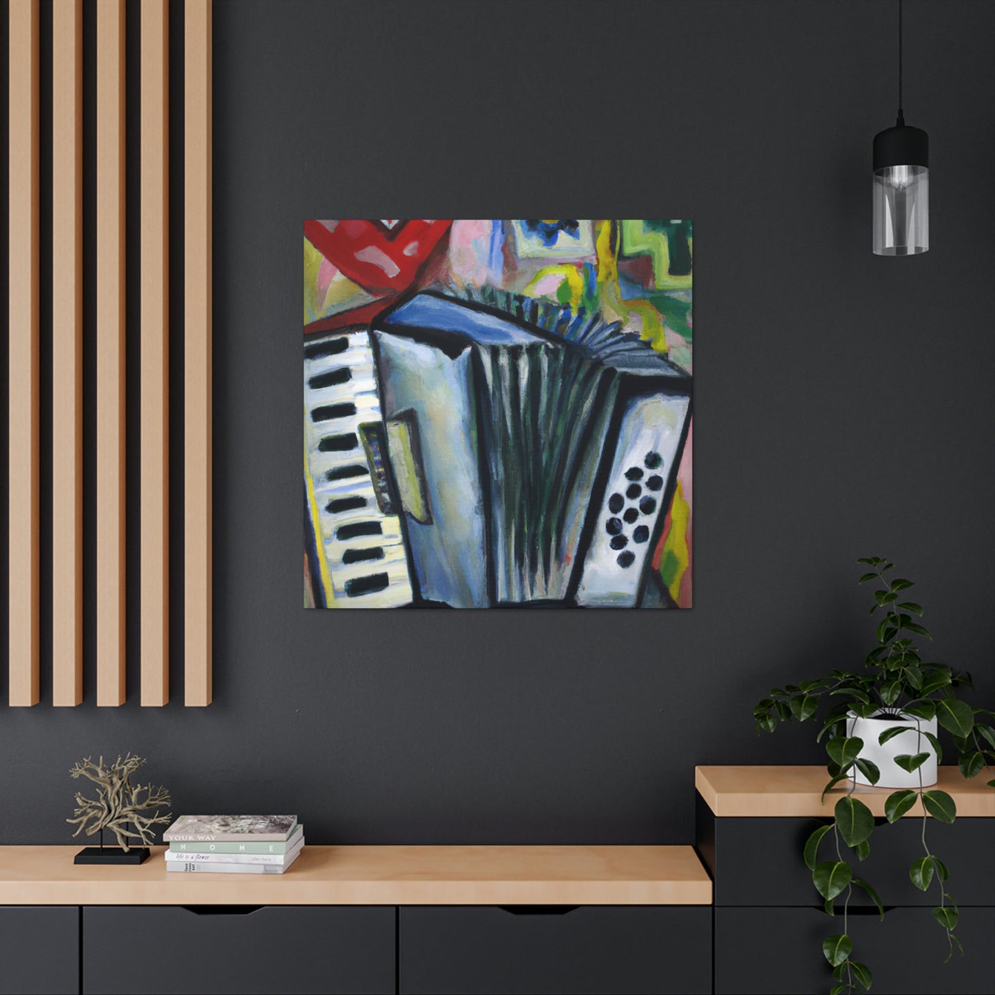 Accordion Fantasia Art - Canvas