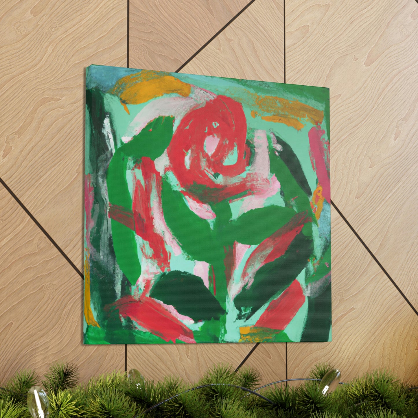 "Rose in Expressionism Era" - Canvas