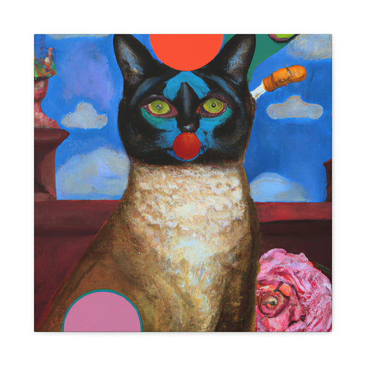 Siamese Splendour Painting - Canvas