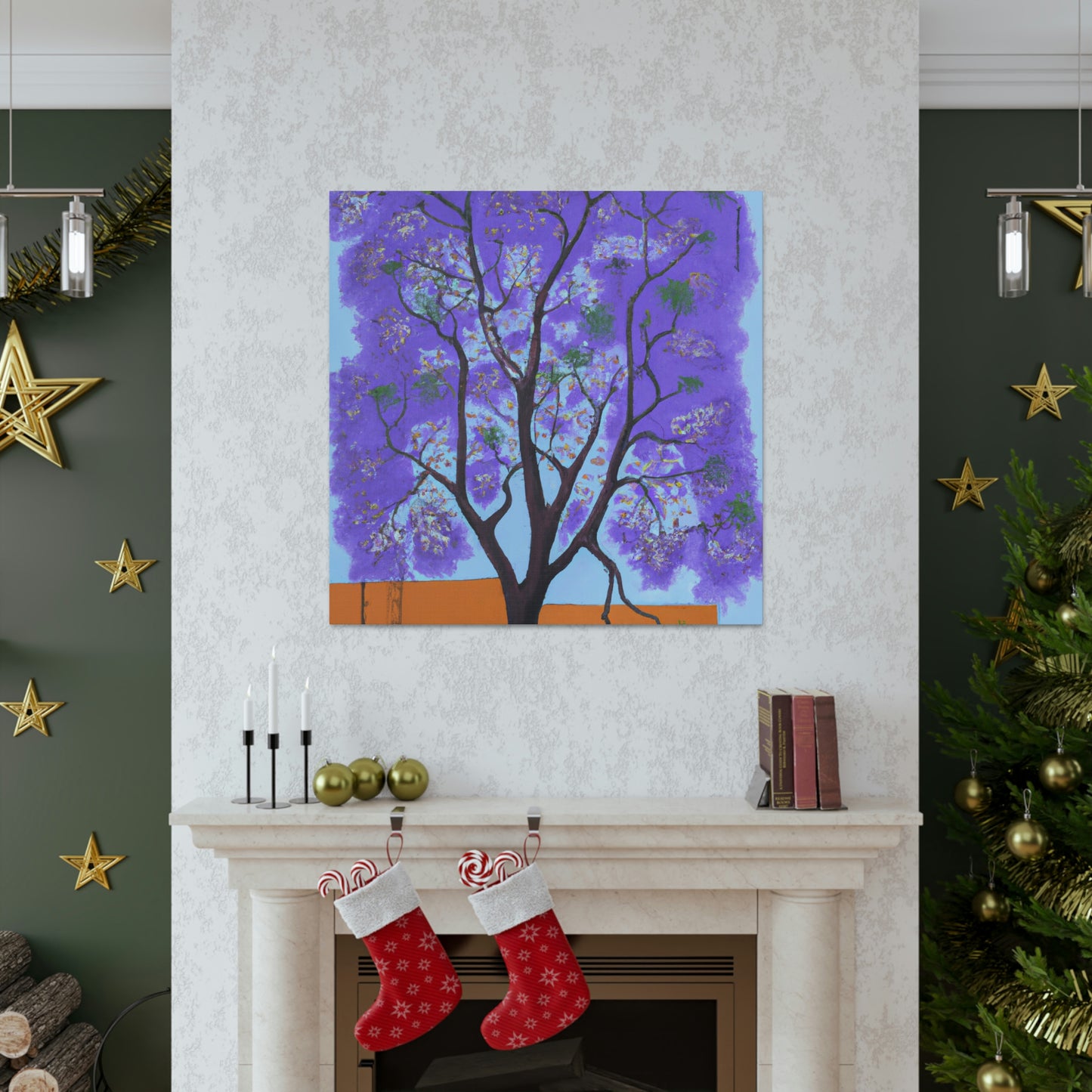 Cascading Jacaranda Joy - Canvas