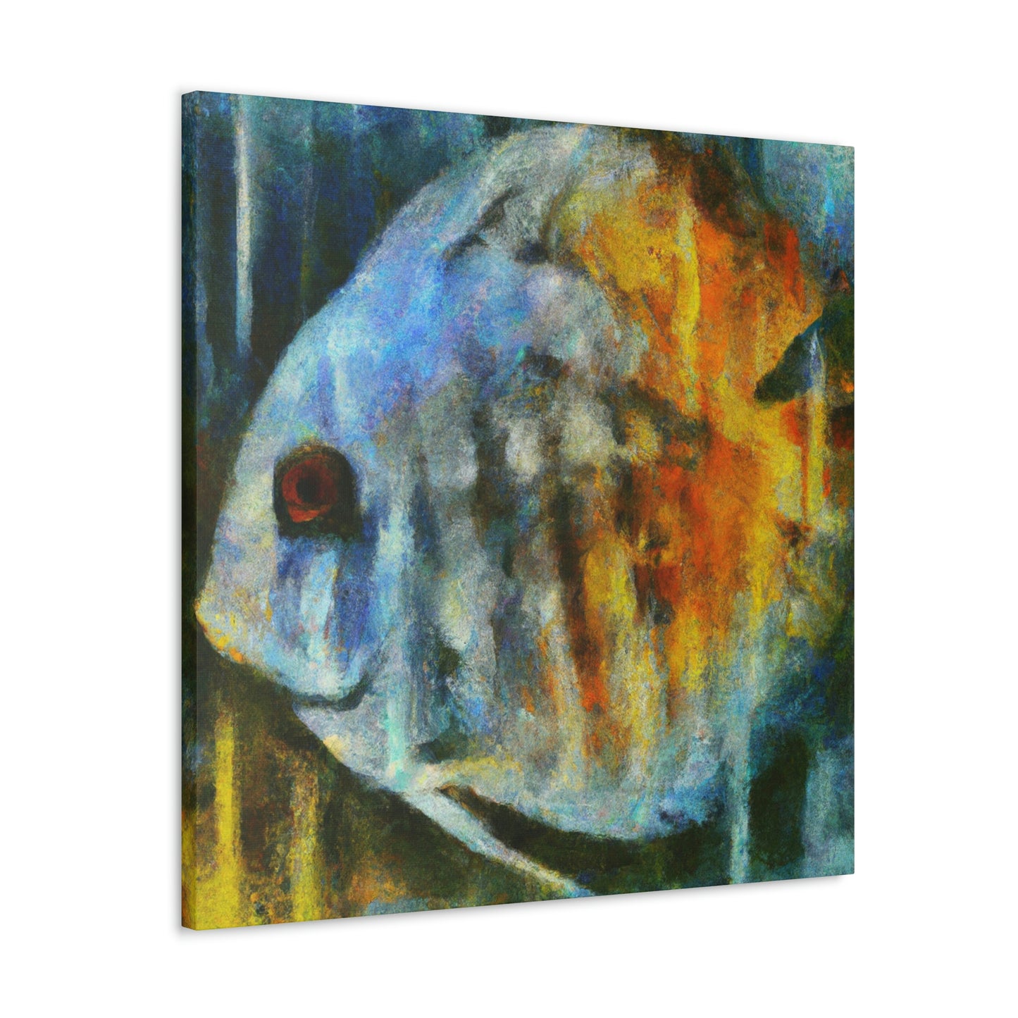 Discus Through Expressionism - Canvas