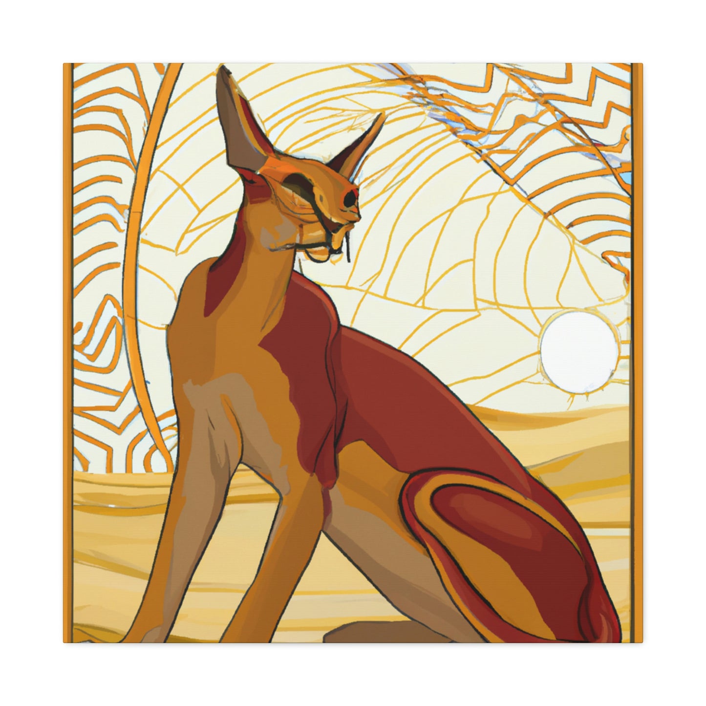 Radiant Caracal Splendor - Canvas