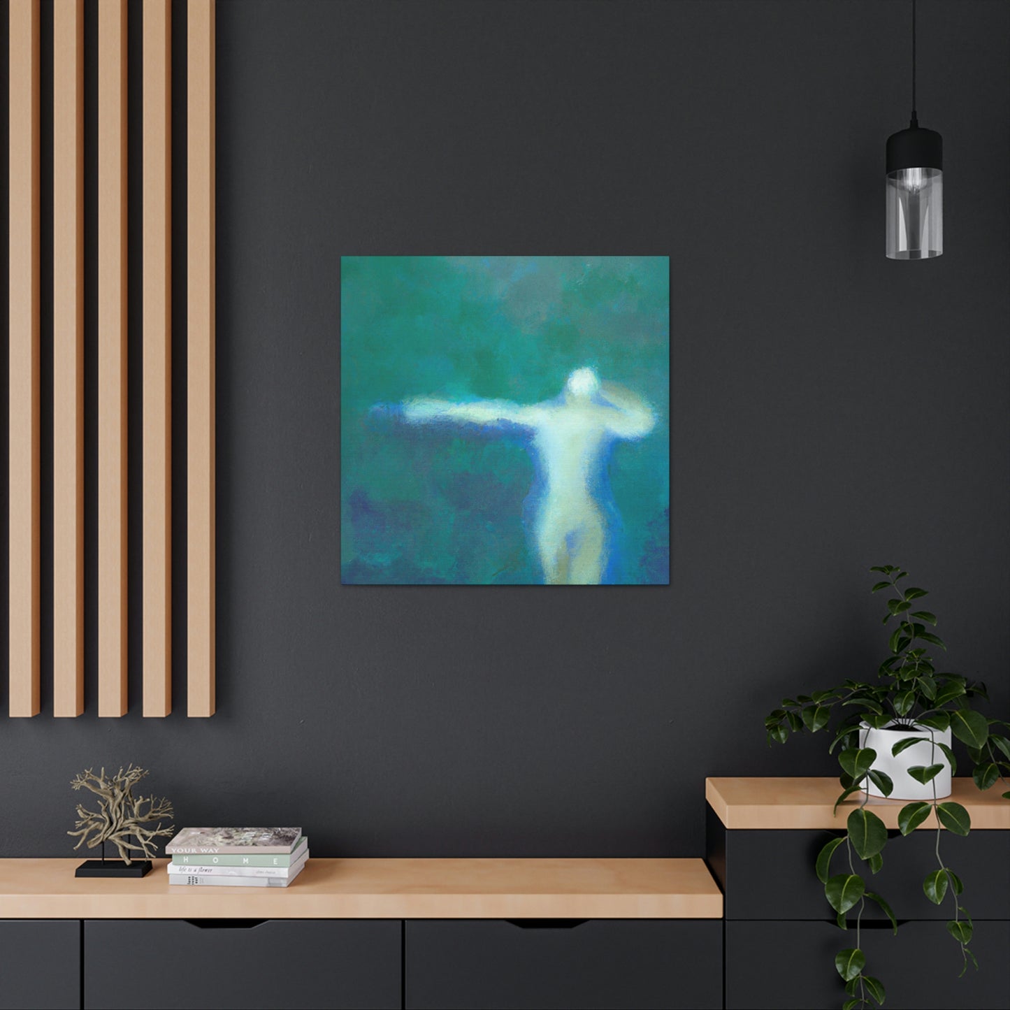 Swimming in Simplicity - Canvas