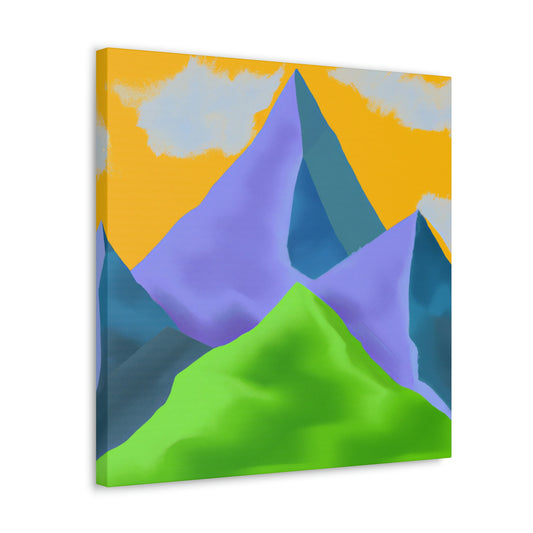 Mountain Majesty Ablaze - Canvas