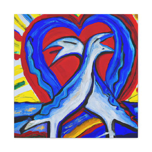 Love and Seagulls - Canvas