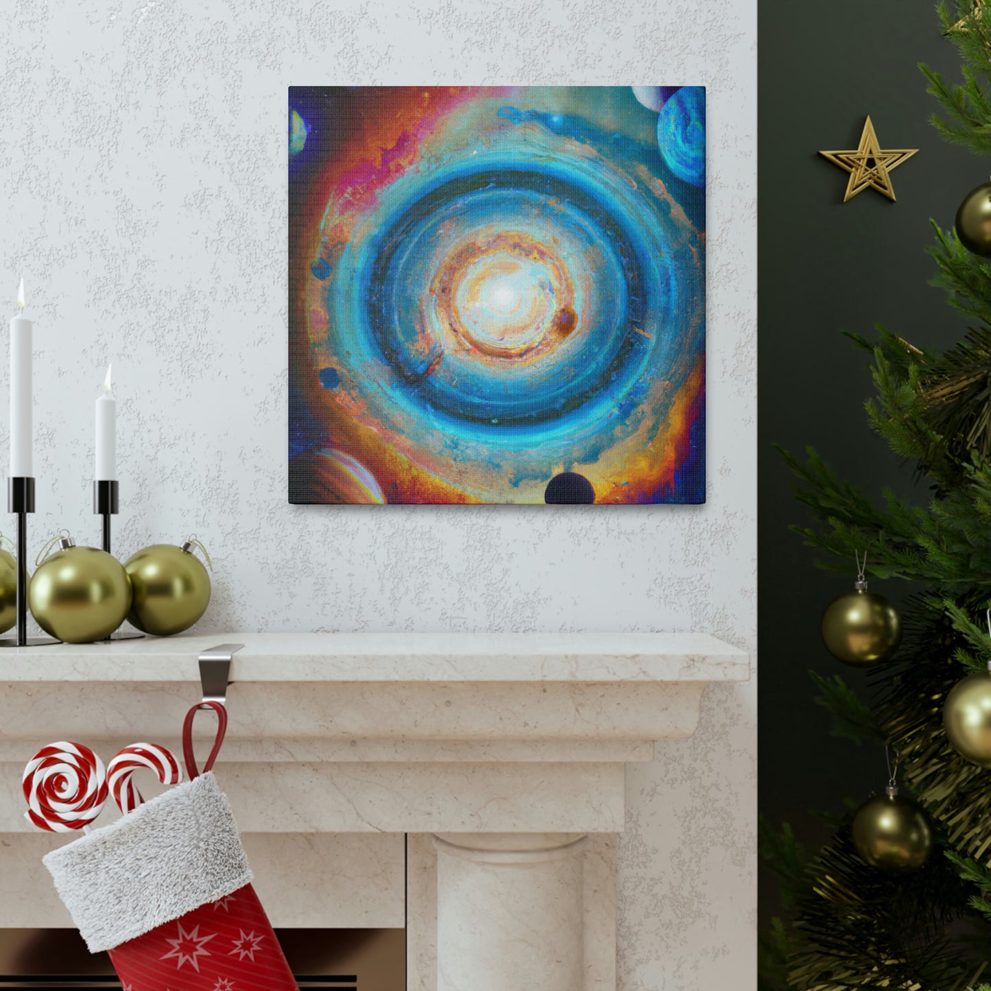 Celestial Map Splendor - Canvas