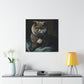 "Feline Impressionism Bliss" - Canvas