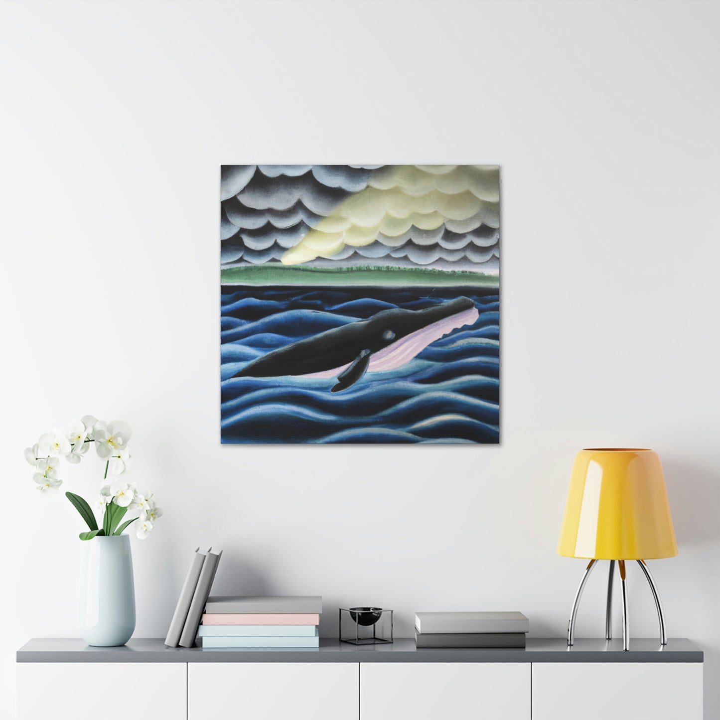 Whale in Absinthia - Canvas