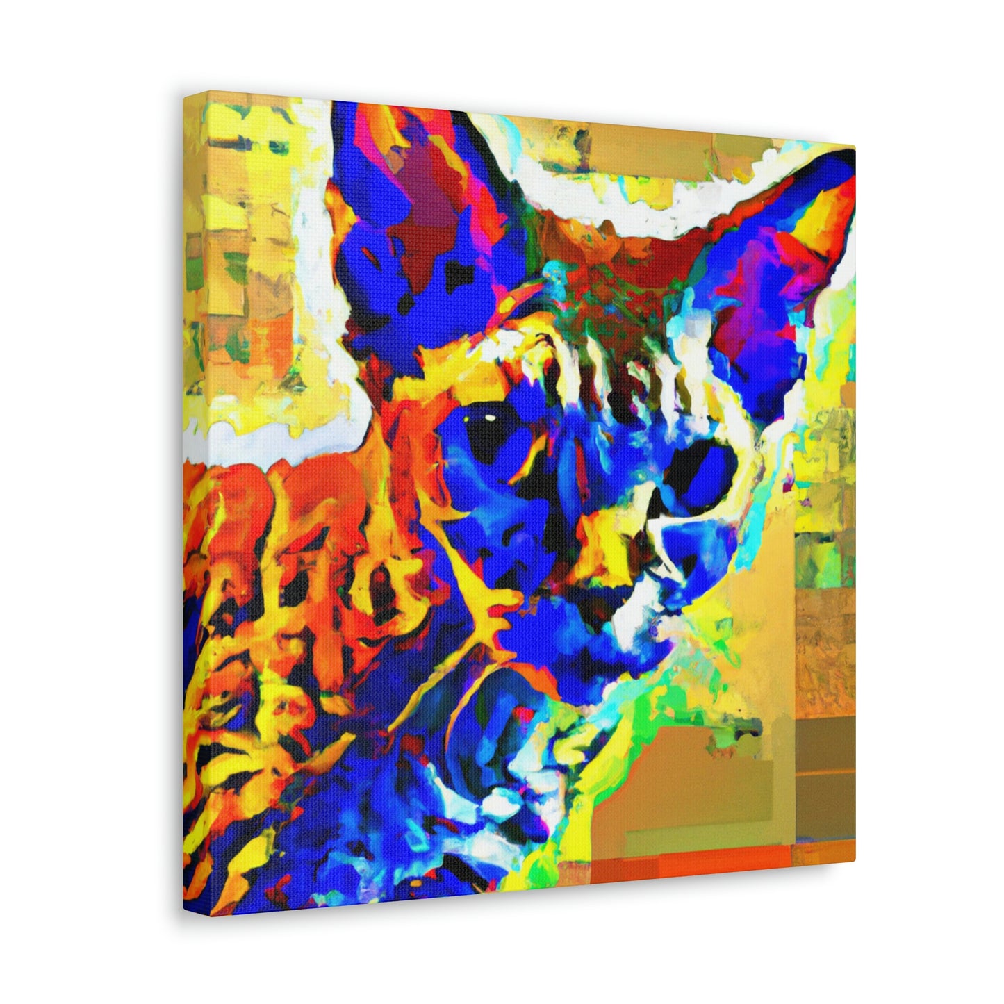 "Pop Art Devon Rex" - Canvas