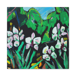 "Orchid in Moonlight Dreaming" - Canvas