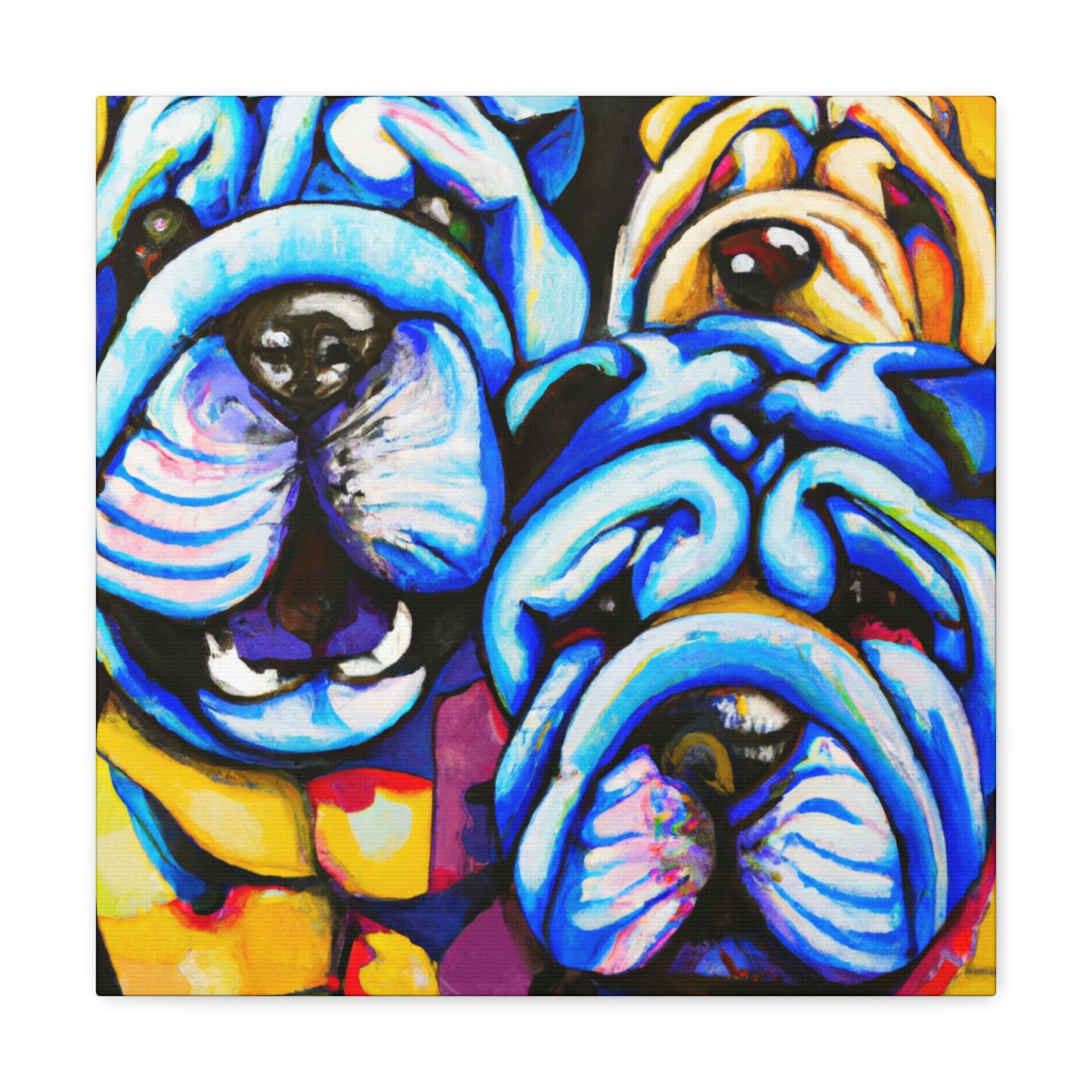 "Shar Pei Abstract Dream" - Canvas