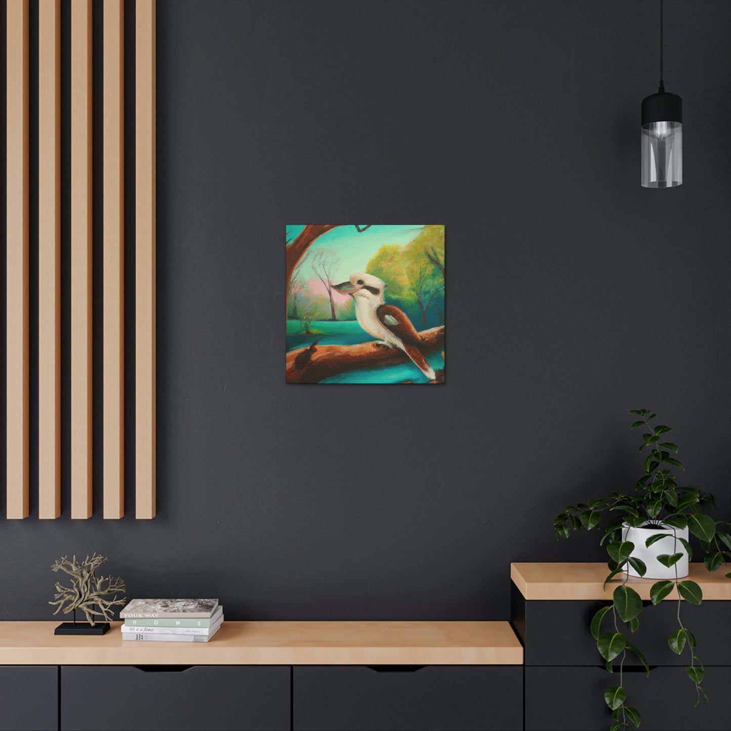 Kookaburra's Majesty Painting - Canvas