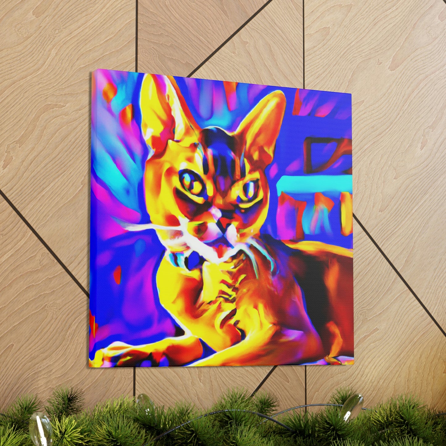 Abyssinian Pop Splendor - Canvas