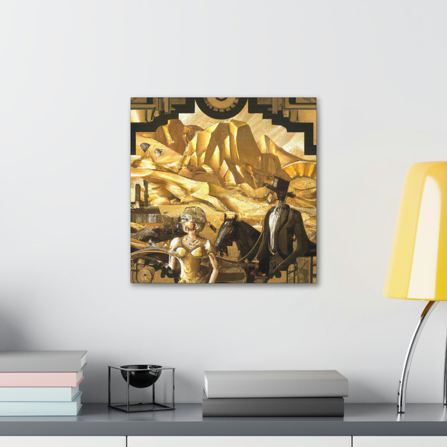 "Miner's Gold Reverie" - Canvas