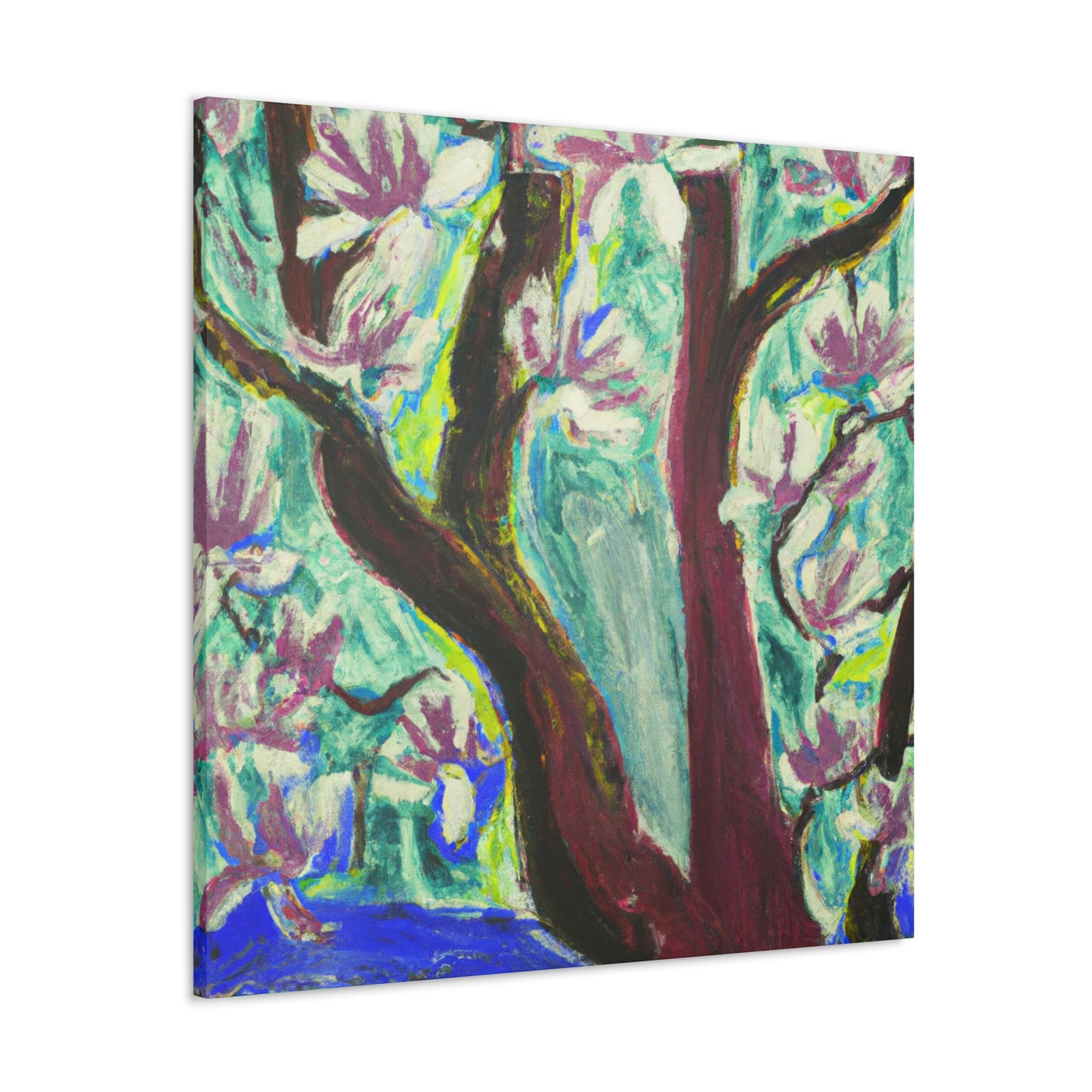 "Magnolia Through Expressionism" - Canvas