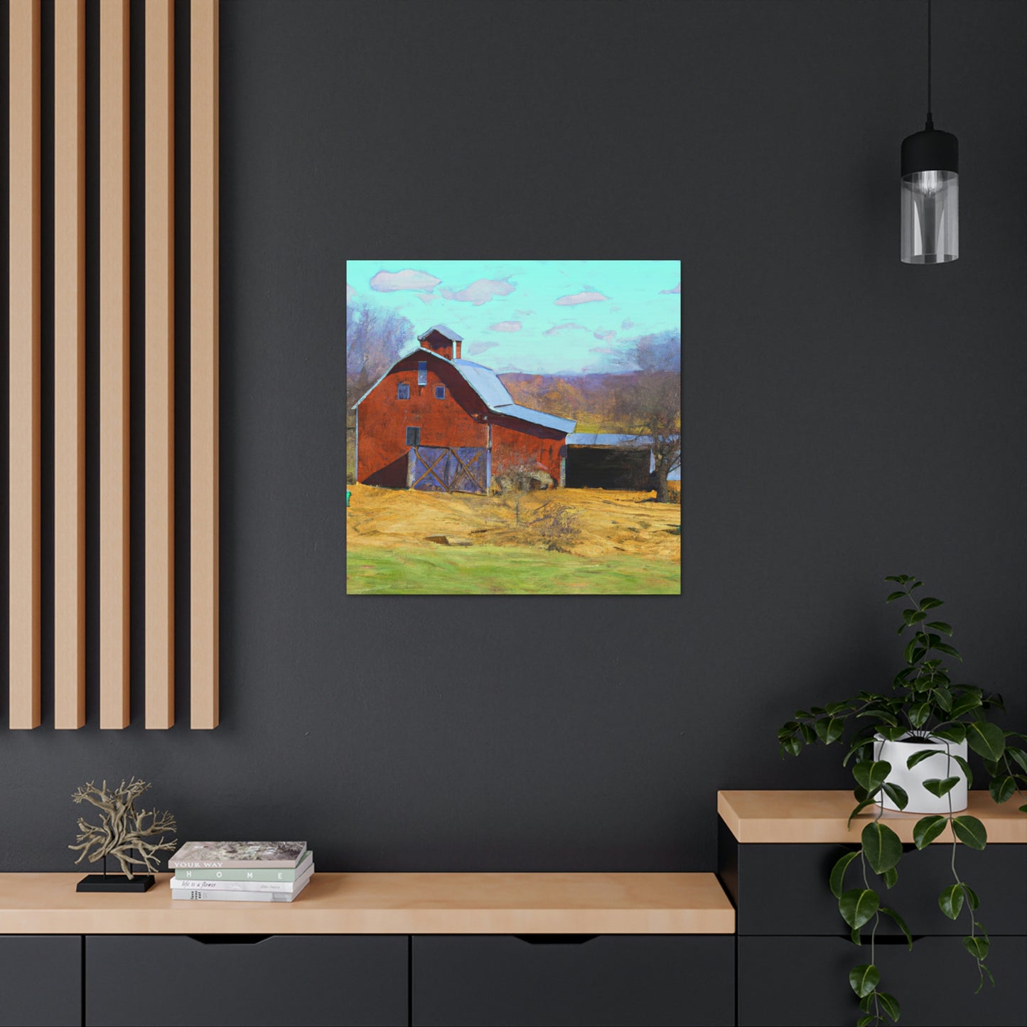 "Barn in the Countryside" - Canvas