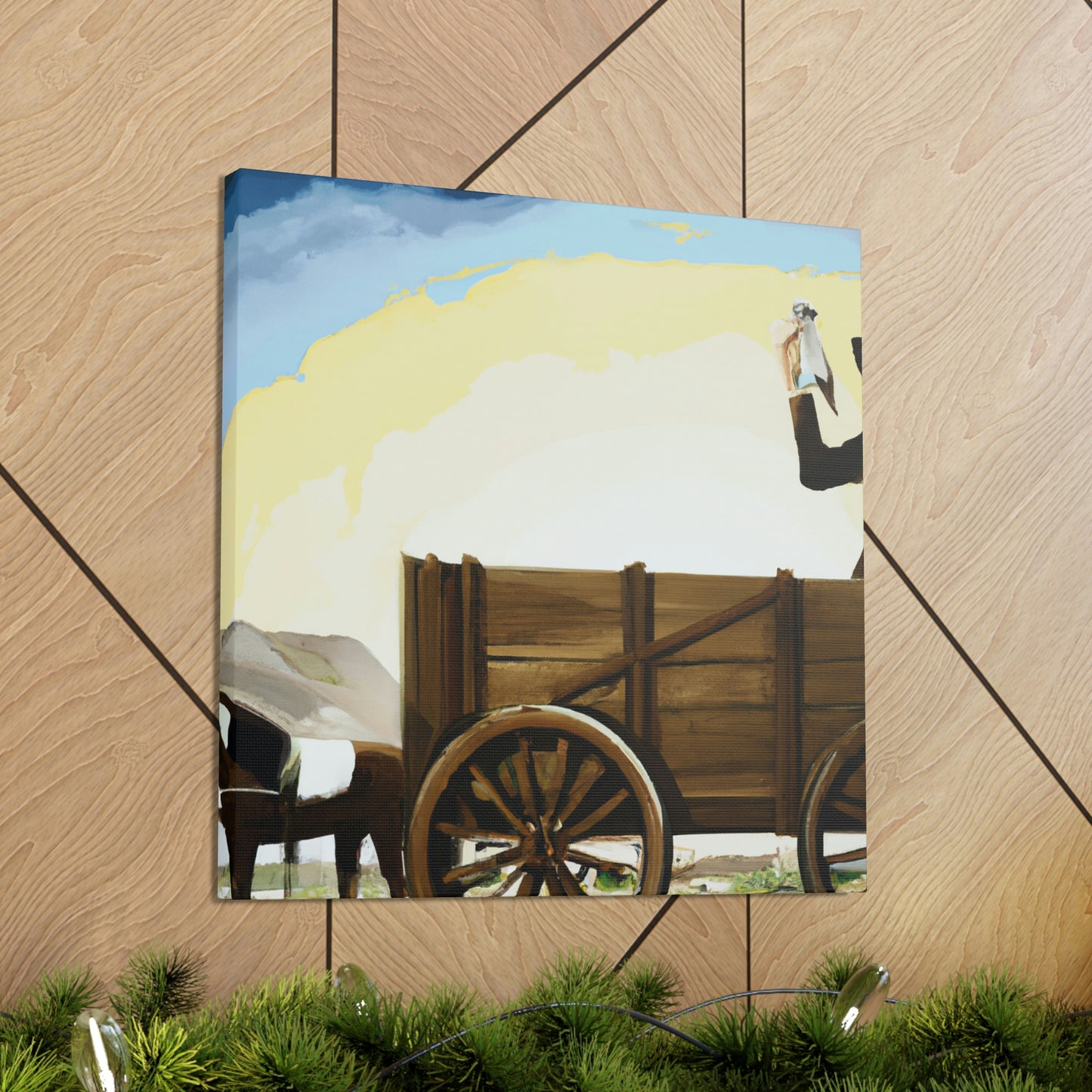 Old Cowpoke Memories - Canvas