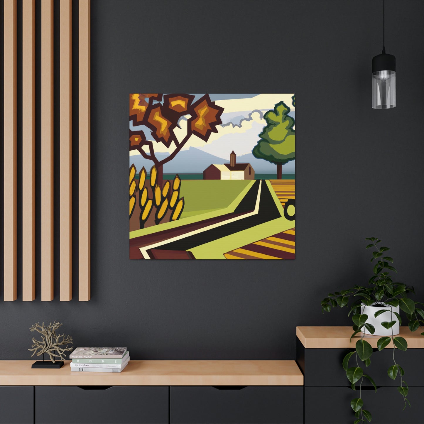 "Country Road Riviera Bliss" - Canvas