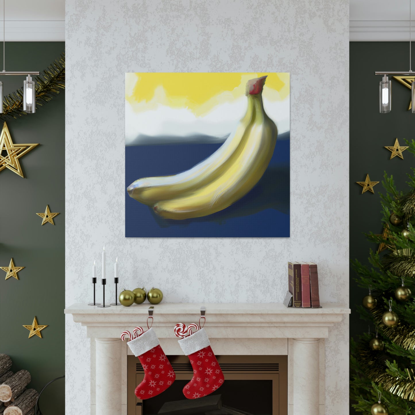 "Bananna's Neoclassical Delight" - Canvas