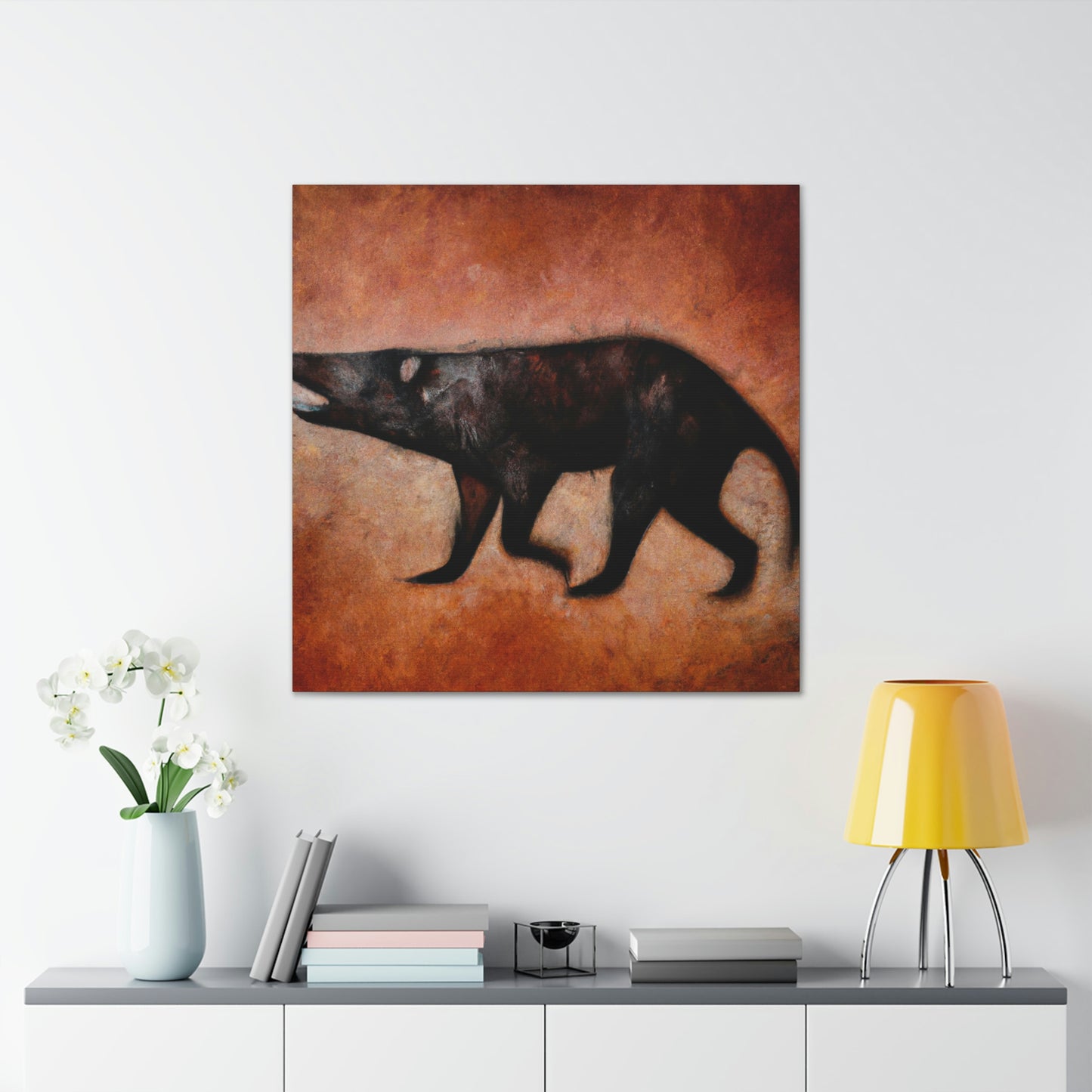 "Tasmanian Devil: Abstract" - Canvas