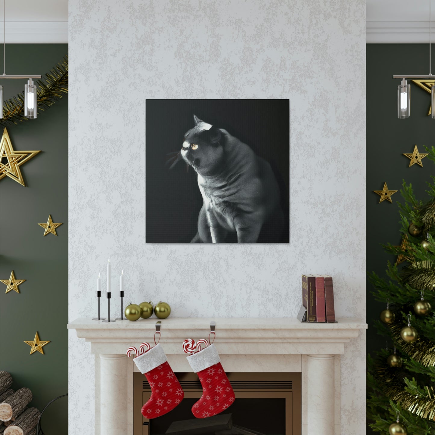 "British Shorthair Slumber" - Canvas