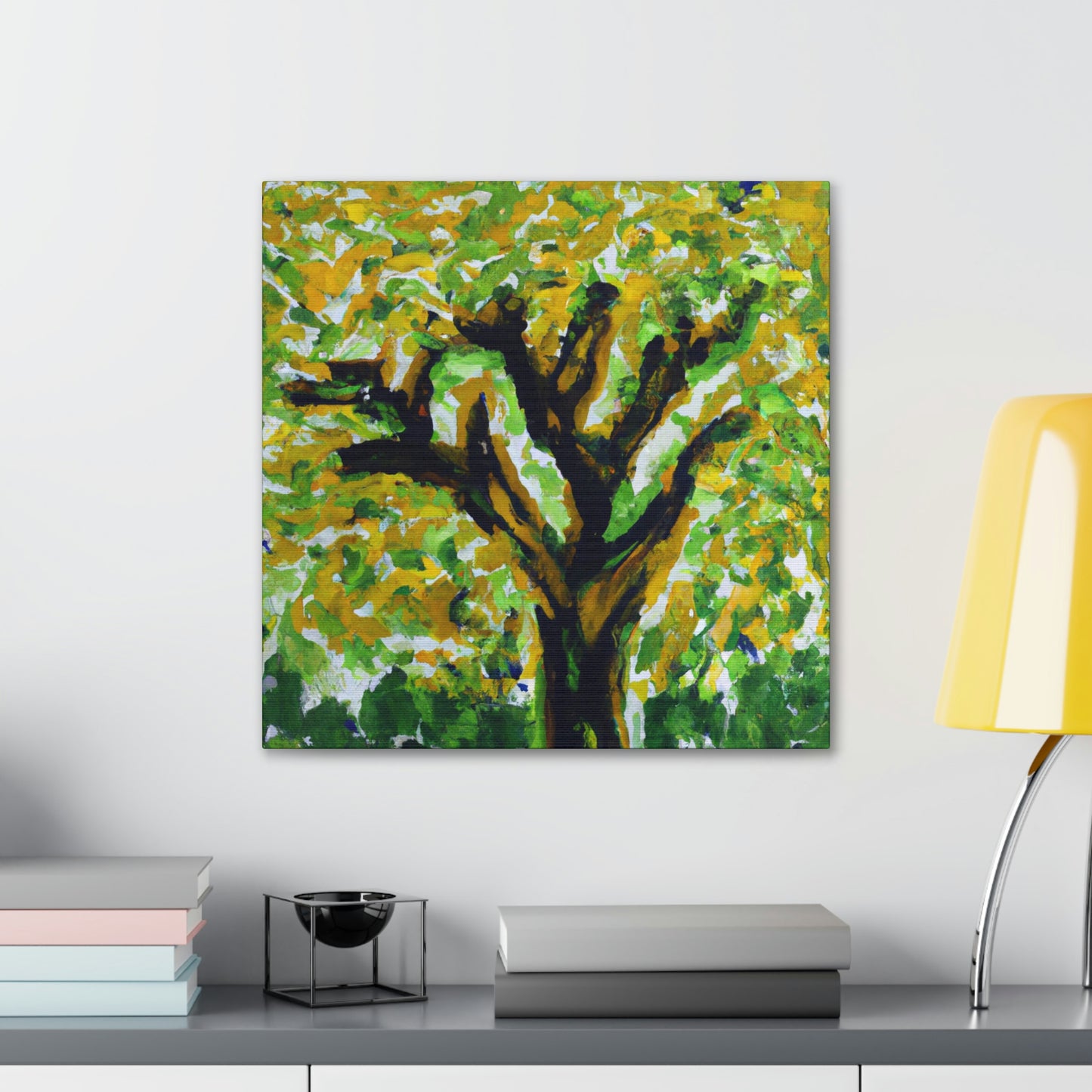 Elm Tree Expressionism - Canvas