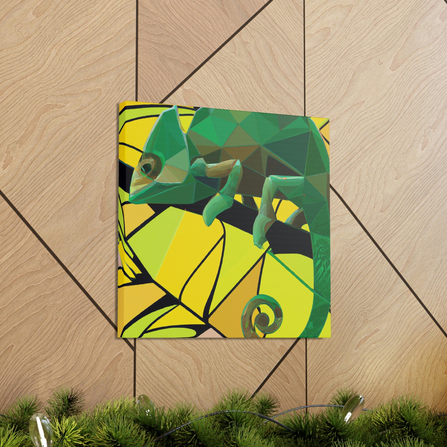 "Chameleon Calling Card" - Canvas