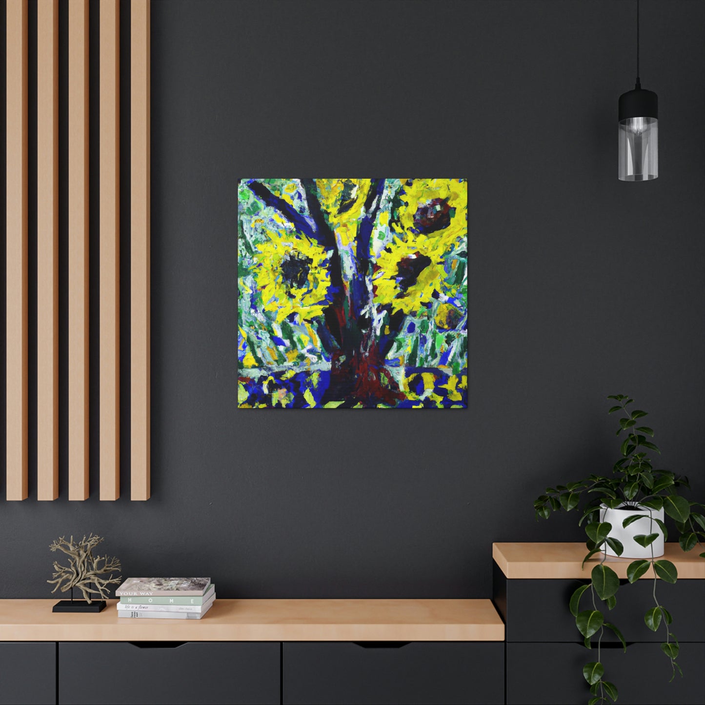 Sunflower in Abstraction - Canvas