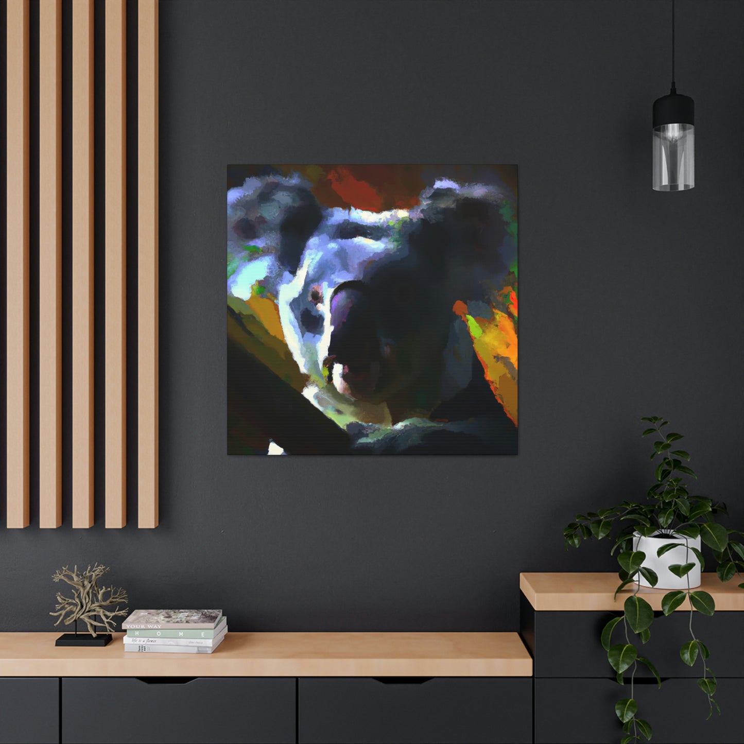 "Koala's Dreamscape Vision" - Canvas