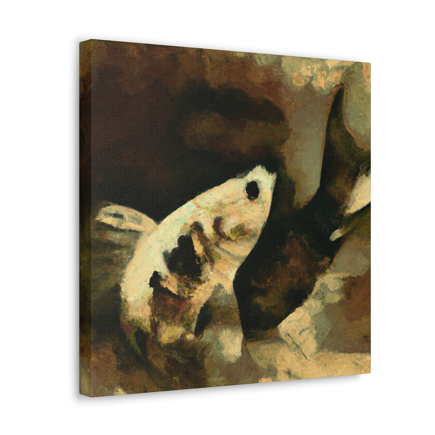 "Killing with Killifish" - Canvas