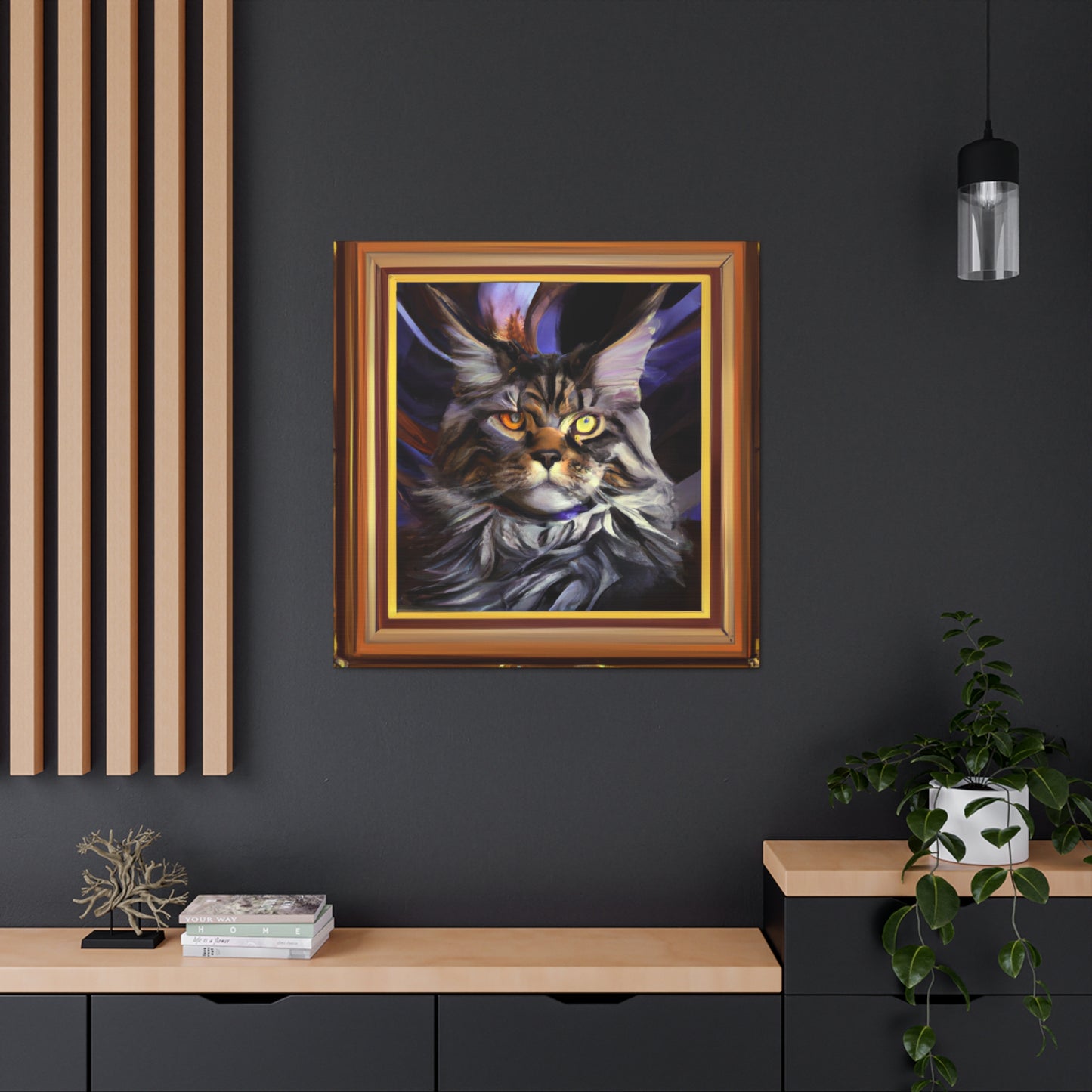 Creative Feline Splendor - Canvas