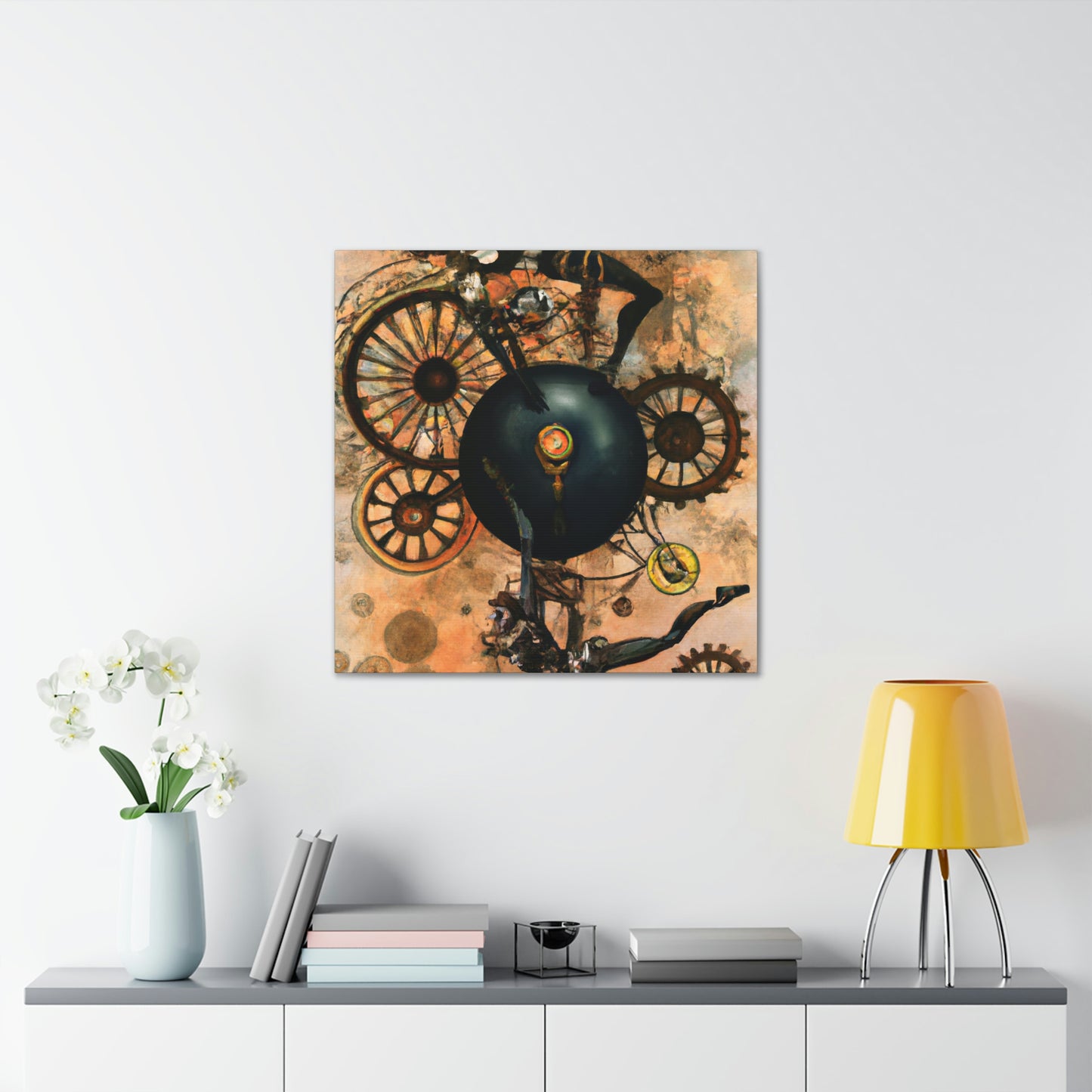 Gymnastics In Steampunk - Canvas