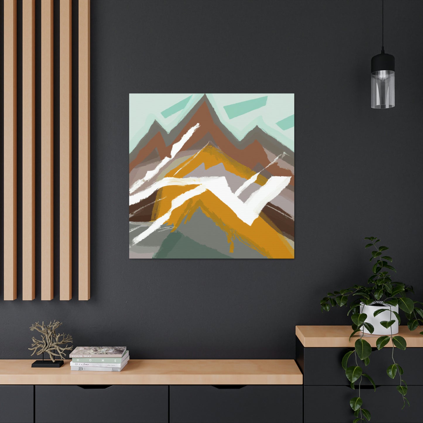 "Mountains of Possibilities" - Canvas