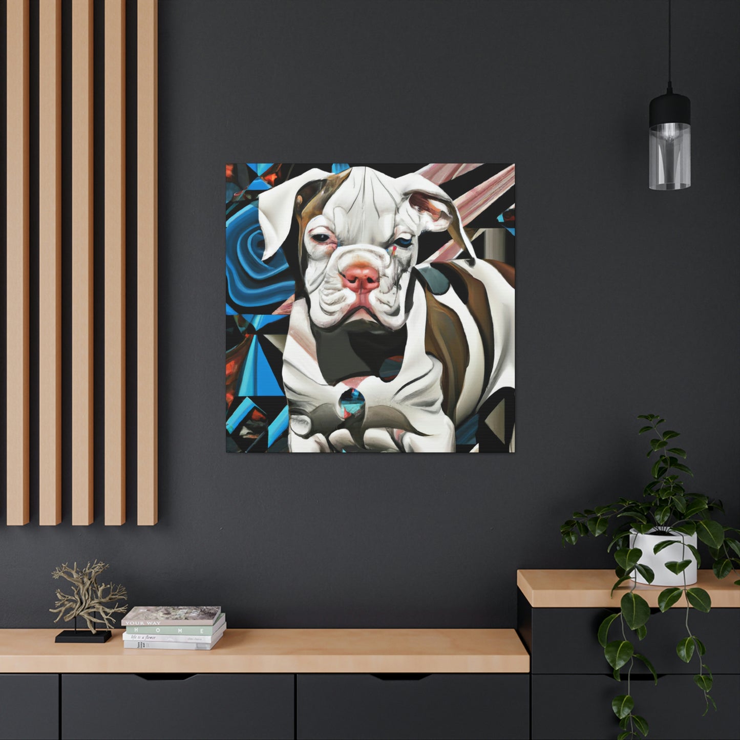 American Bulldog Dreamscape - Canvas