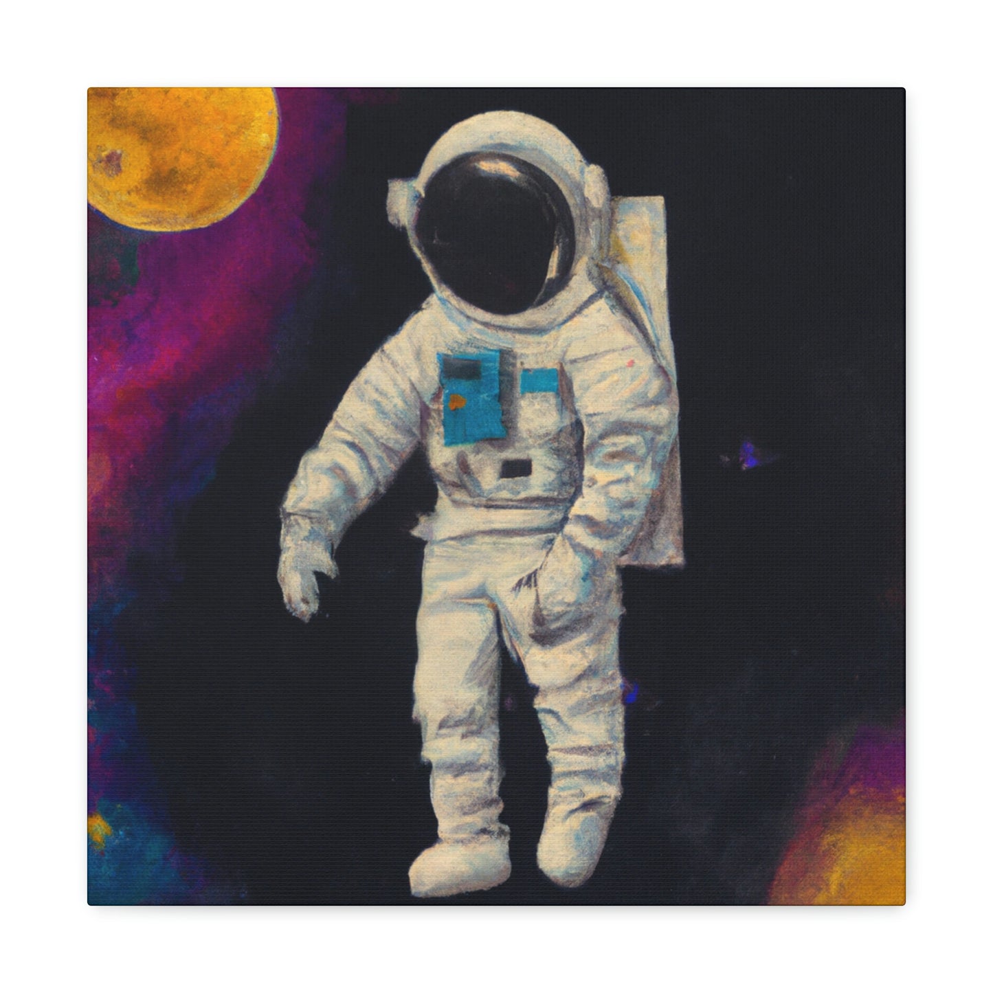 Modern Spacesuit Exploration - Canvas