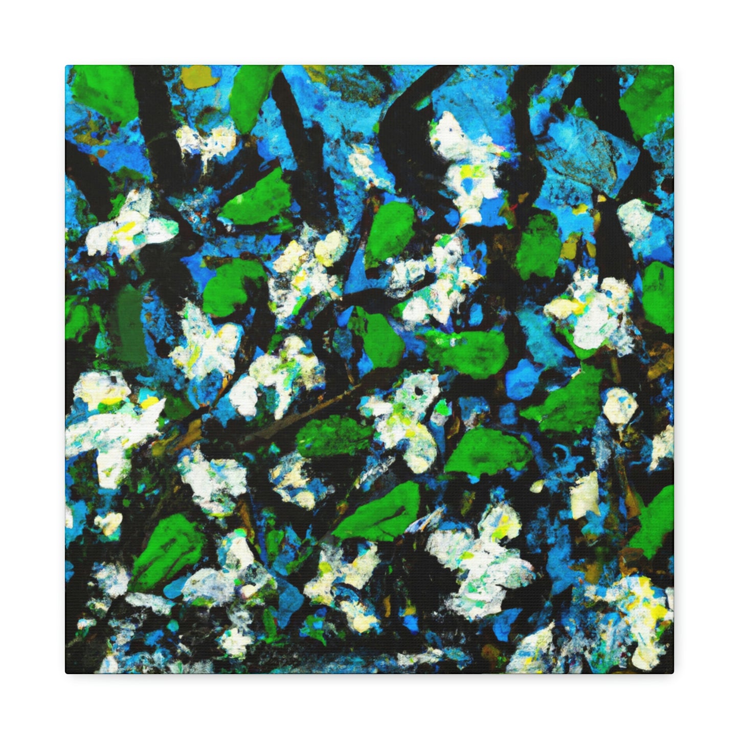 Jasmine's Colorful Frenzy - Canvas