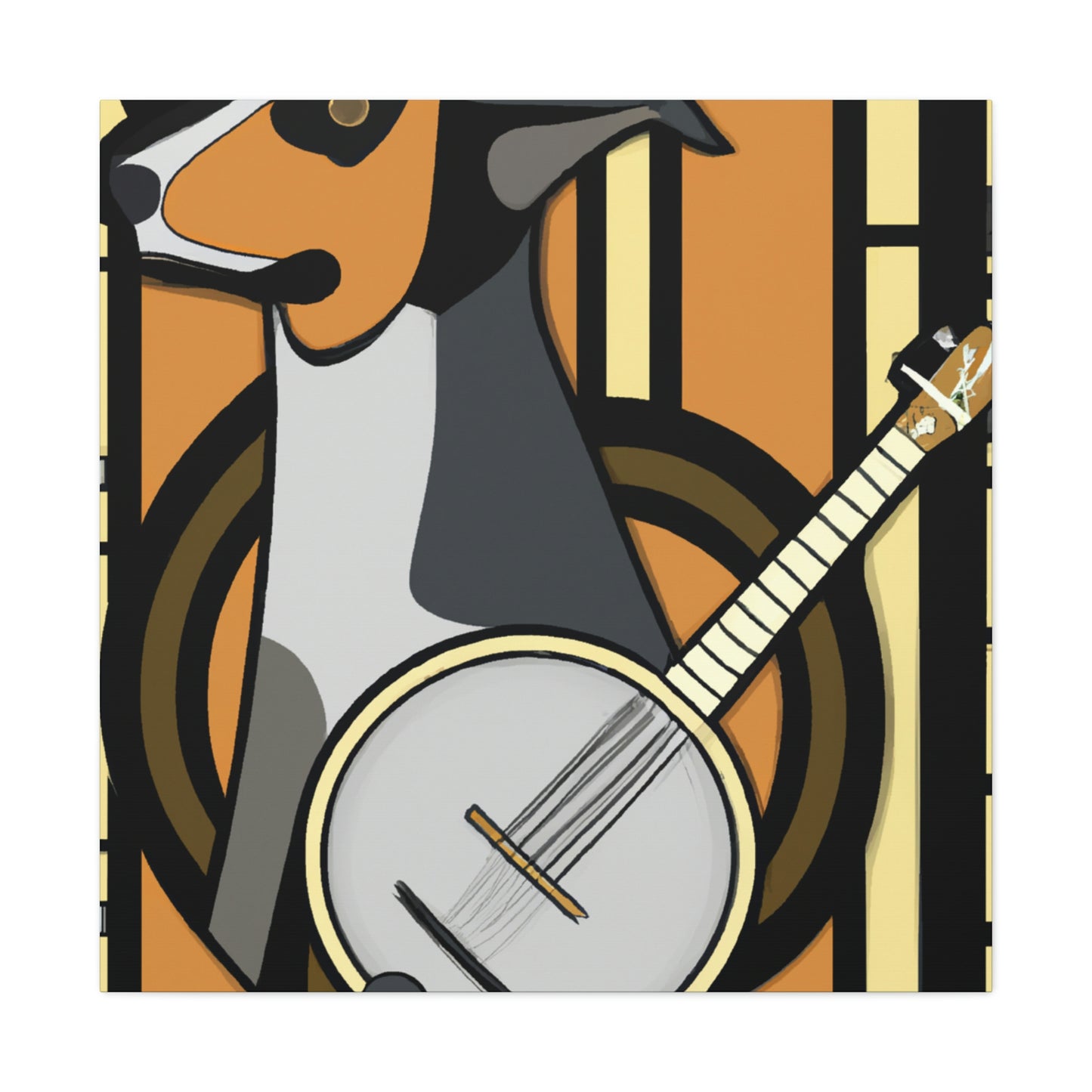 "Banjo of Swingtime" - Canvas