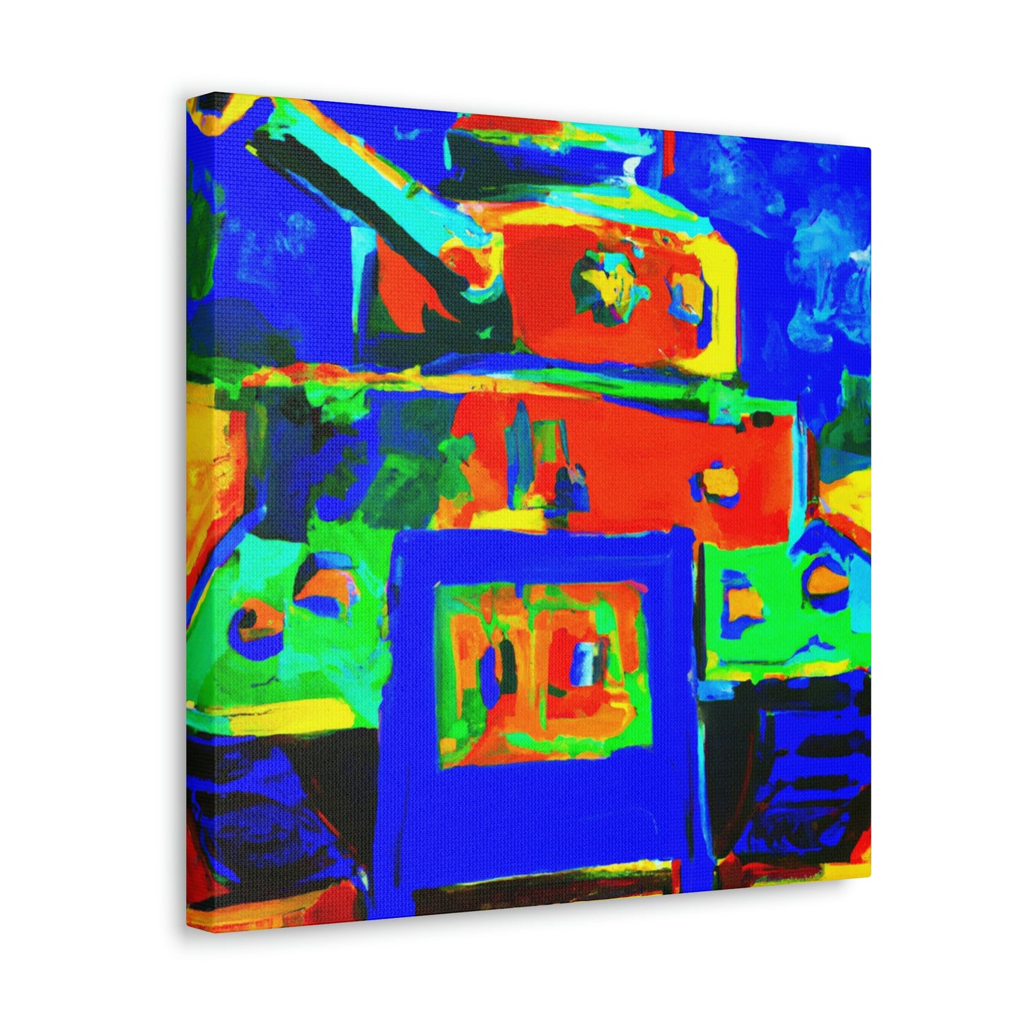 "The Tank Turret Fauve" - Canvas